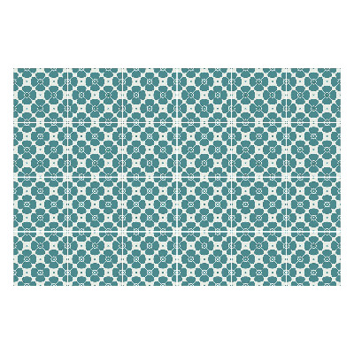 Csempe dekor matrica Geometrikus virágok hálóban