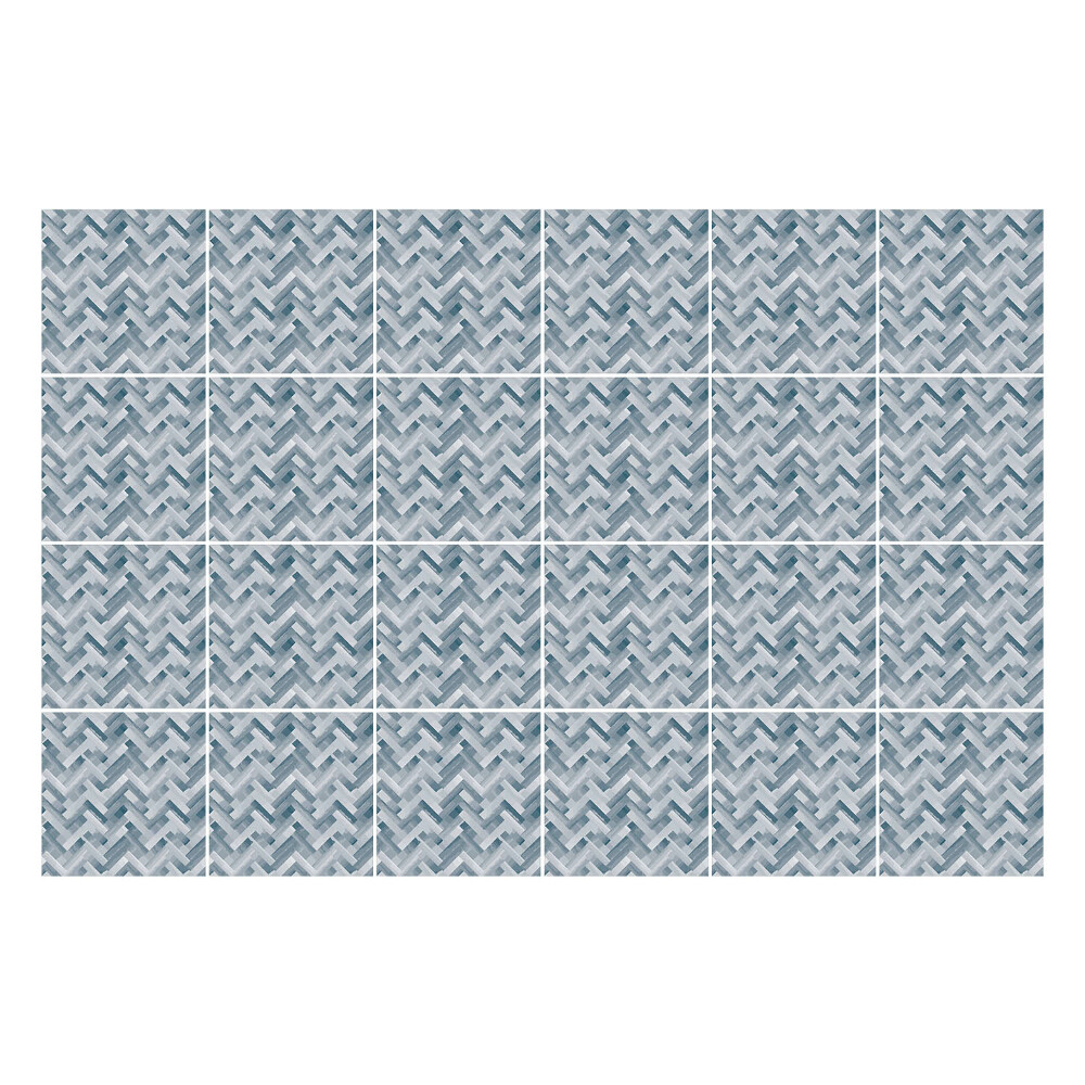 Fali csempe matrica Szürke cikkcakk vonalak