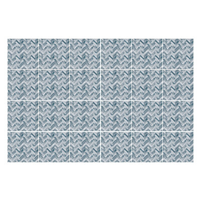 Fali csempe matrica Szürke cikkcakk vonalak