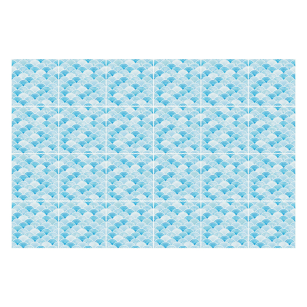 Fali csempe matrica Hullámok a harmónia ritmusában