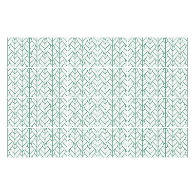 Fali csempe matrica Levelek szabályos elrendezésben