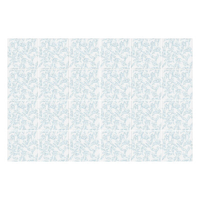 Konyha csempe matrica Finom levelek mozgásban