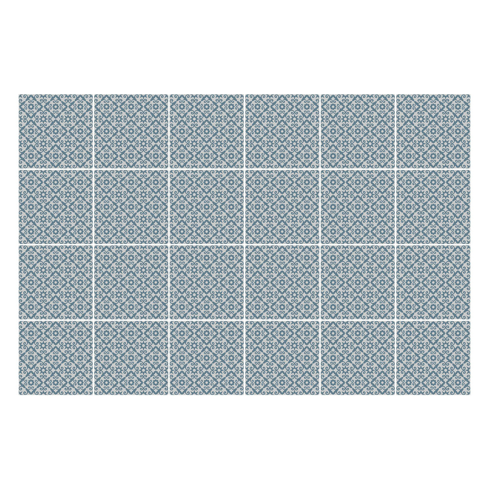 Csempe dekor matrica Finom virágmotívumok