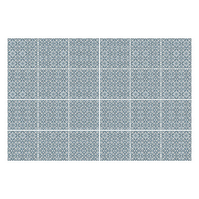 Csempe dekor matrica Finom virágmotívumok