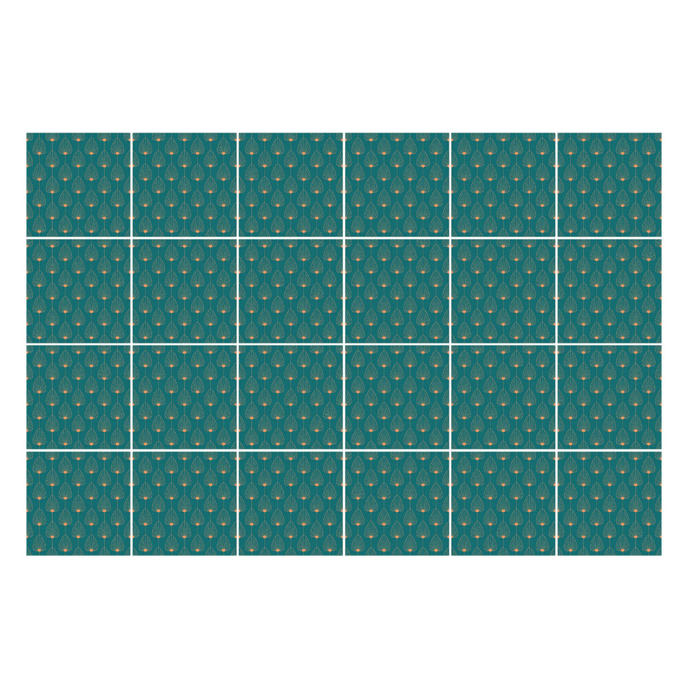 Konyha csempe matrica Csepp motívum hálóban