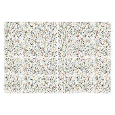 Konyha csempe matrica Finom ágak virágokkal