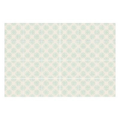 Fali csempe matrica Finom virágmotívumok