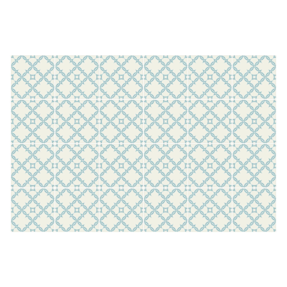 Konyha csempe matrica Geometriai alakzatok rácsban