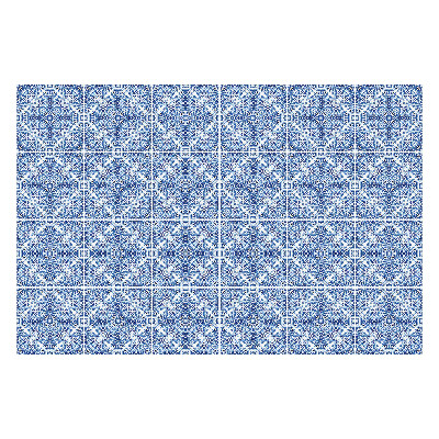 Konyha csempe matrica Virágdíszek klasszikus stílusban