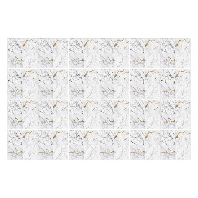 Konyha csempe matrica Márványhullámok hangsúlyos díszítéssel