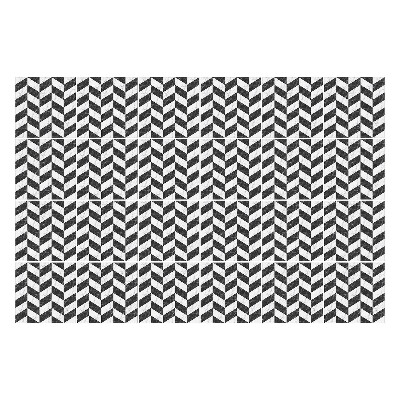 Konyha csempe matrica Cikcakk motívumok a sorban