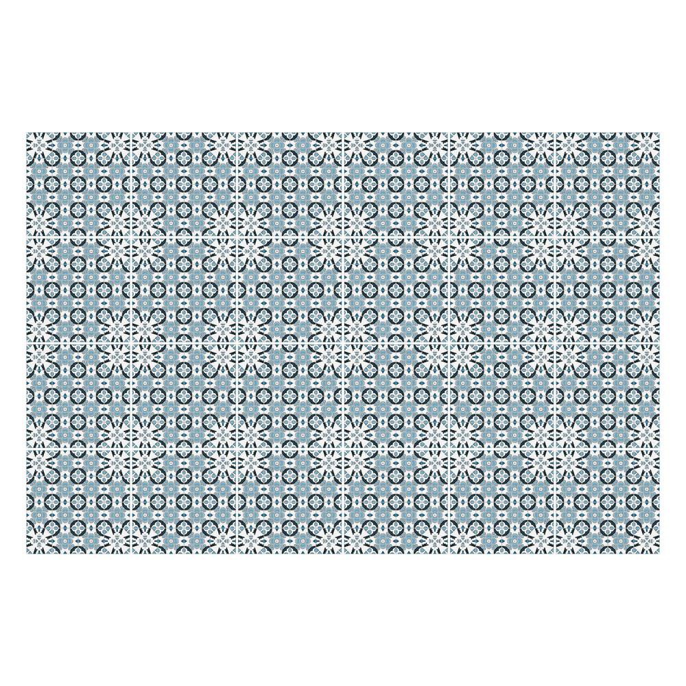 Fali csempe matrica Virágmotívum díszekkel