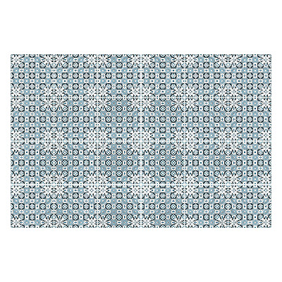 Fali csempe matrica Virágmotívum díszekkel