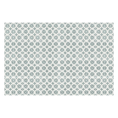 Fali csempe matrica Geometrikus virágok hálóban