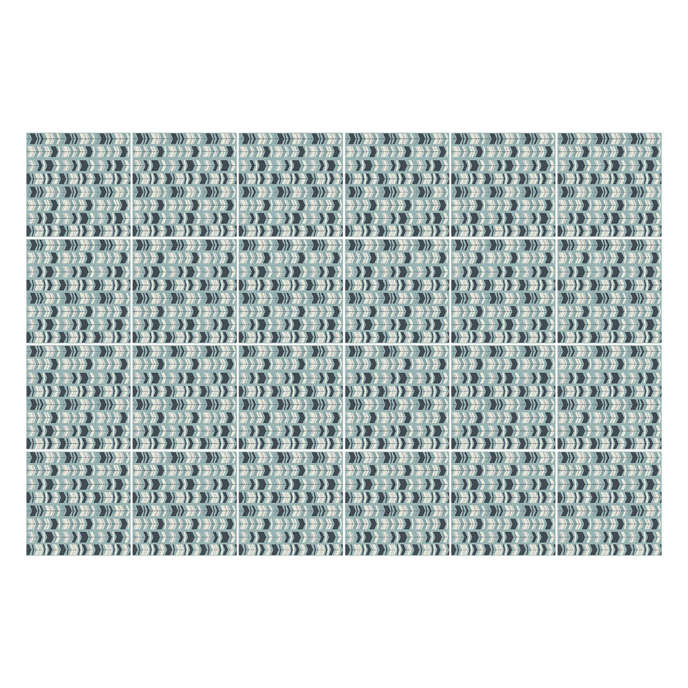 Csempe dekor matrica Geometriai hullámok a rendszerben