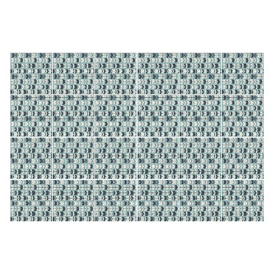 Csempe dekor matrica Geometriai hullámok a rendszerben