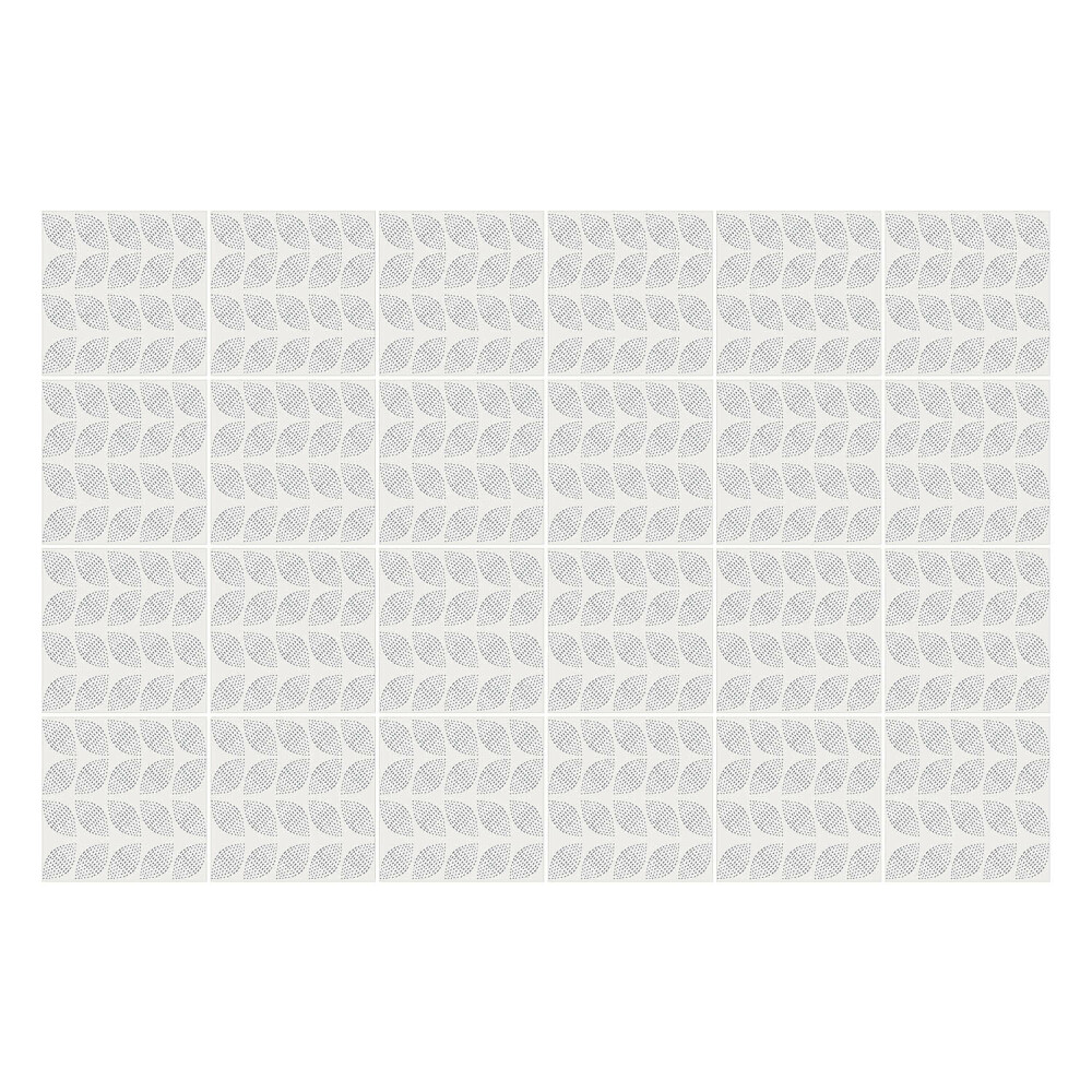 Csempe dekor matrica Ritmusban lévő leveles motívum