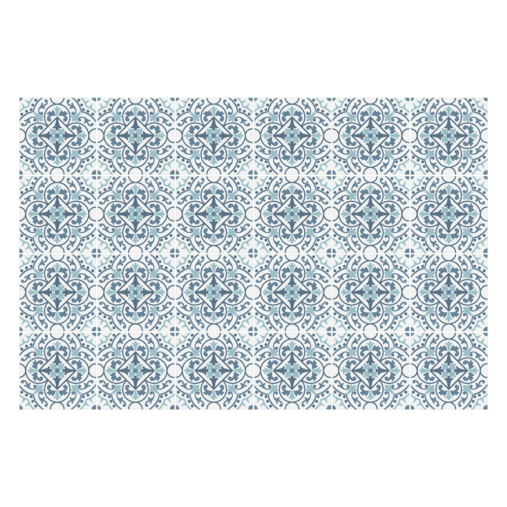 Konyha csempe matrica Virágdíszek hálóban