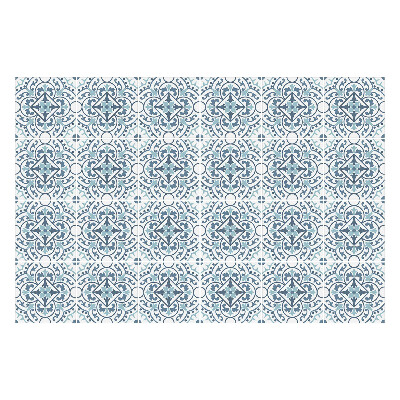 Konyha csempe matrica Virágdíszek hálóban