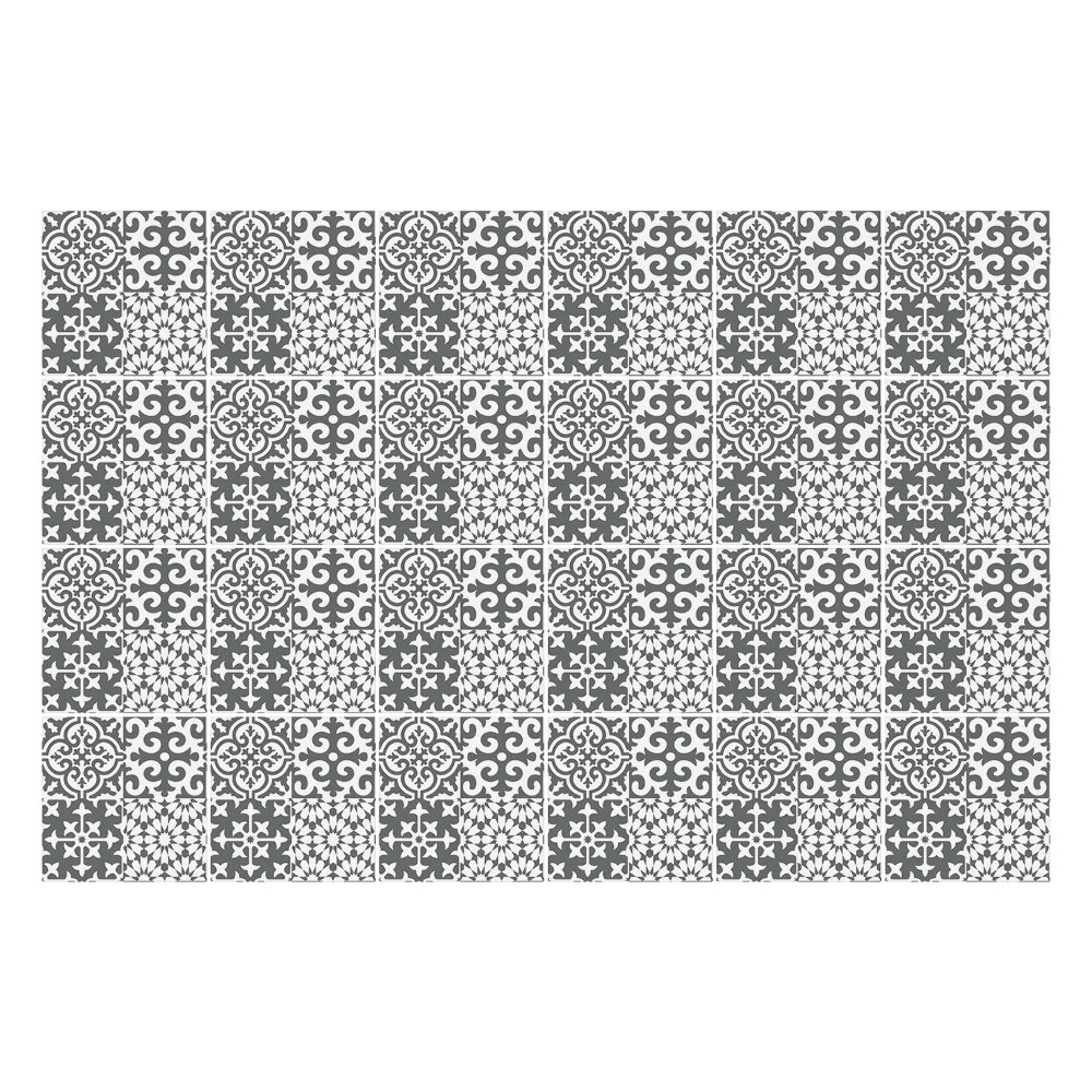 Konyha csempe matrica Klasszikus virágdíszek