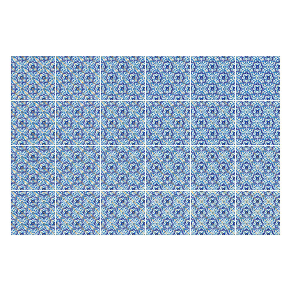 Csempe dekor matrica Geometrikus virágmotívumok