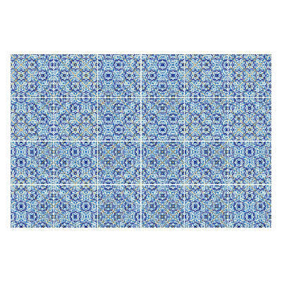 Csempe dekor matrica Geometrikus virágmotívumok