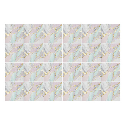 Konyha csempe matrica Színes golyók