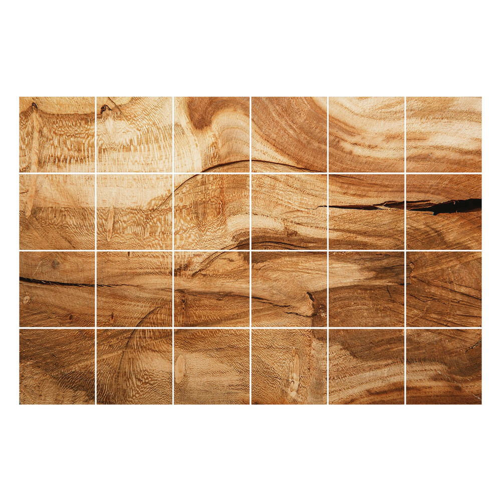 Konyha csempe matrica Természetes fa textúra