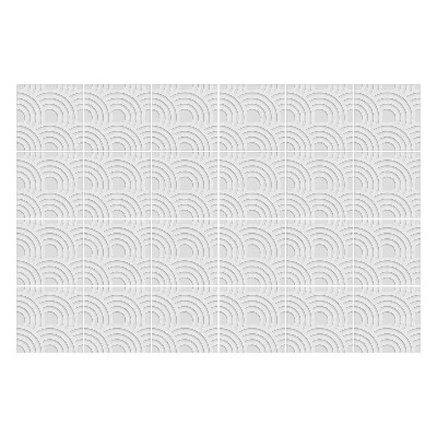 Csempe dekor matrica Divatos 3D ívek