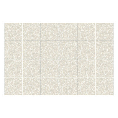 Konyha csempe matrica Levelek finom elrendezésben