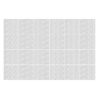 Csempe dekor matrica Hullámos vonalak az elrendezésben