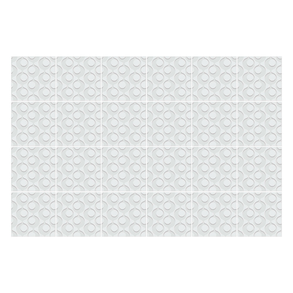 Csempe dekor matrica Körök szabályos elrendezésben