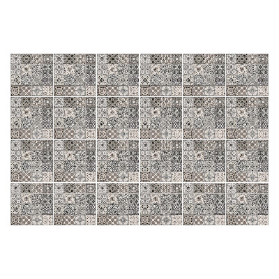 Fali csempe matrica Szürke díszítésű csempék