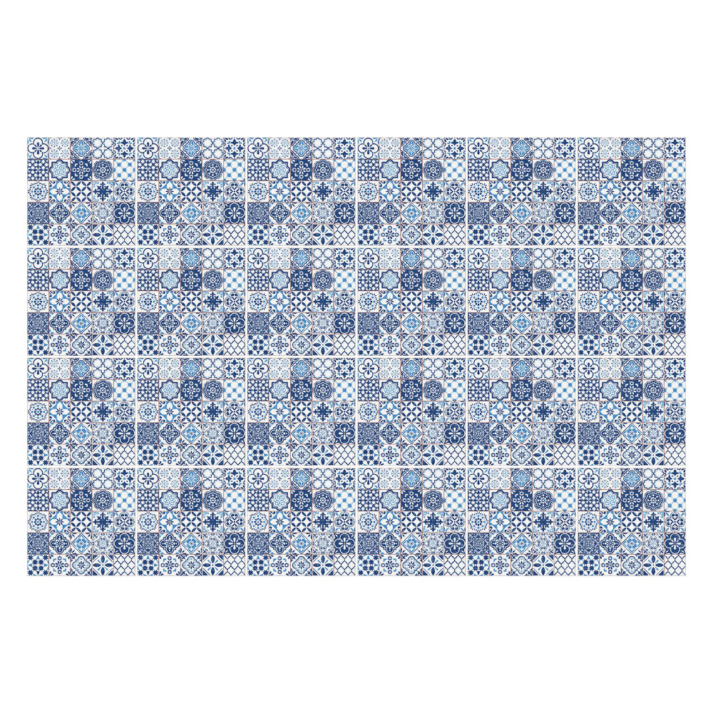 Csempe dekor matrica Kék csempék