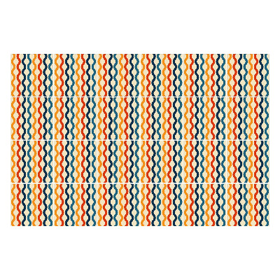 Konyha csempe matrica Hullámos vonalak ritmusban