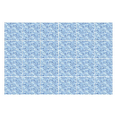 Csempe dekor matrica Akvarell hullámok elrendezése