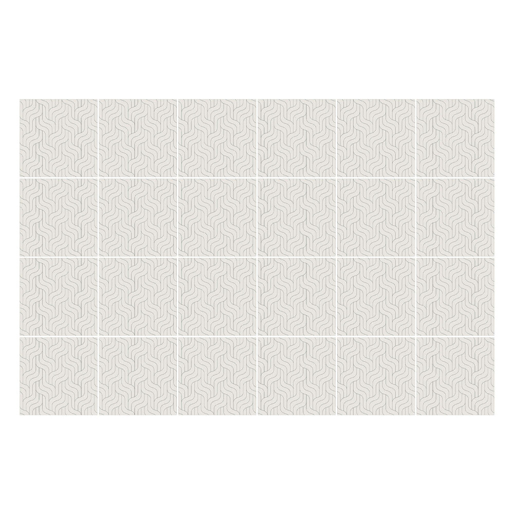 Fali csempe matrica Hullámok finom elrendezésben