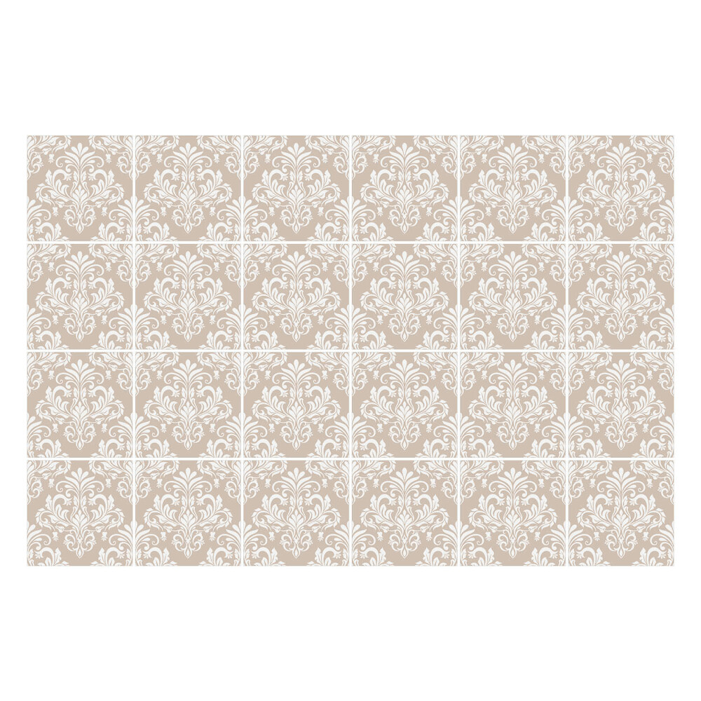 Csempe dekor matrica Elegáns növényi motívumok