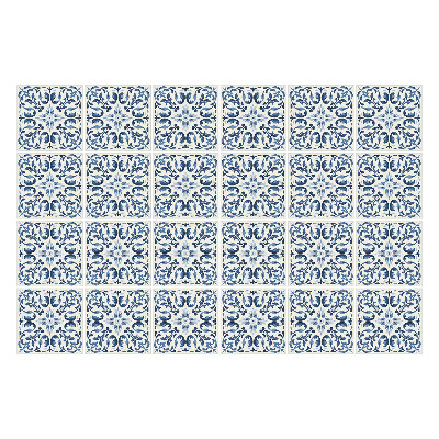 Fali csempe matrica Kék csempék