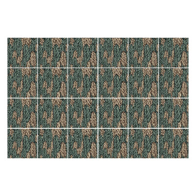 Fali csempe matrica Bohém levelek