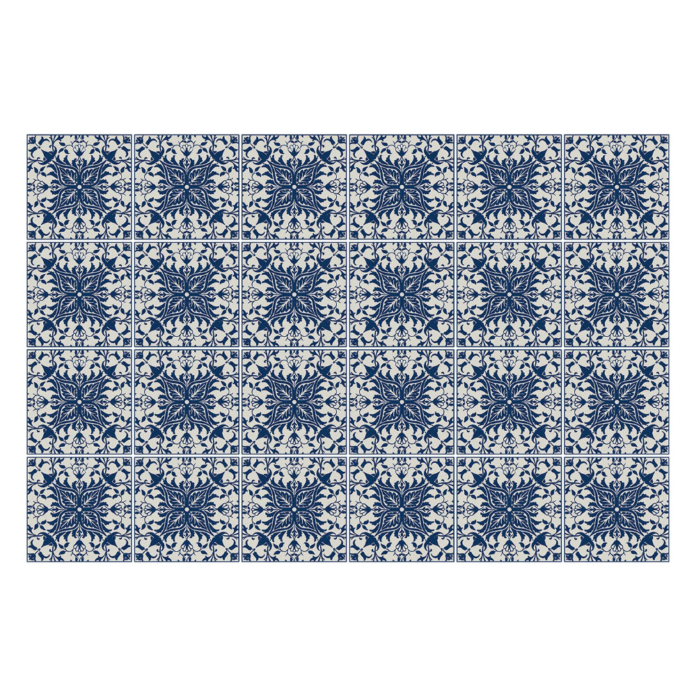 Fali csempe matrica Elegáns díszített csempék