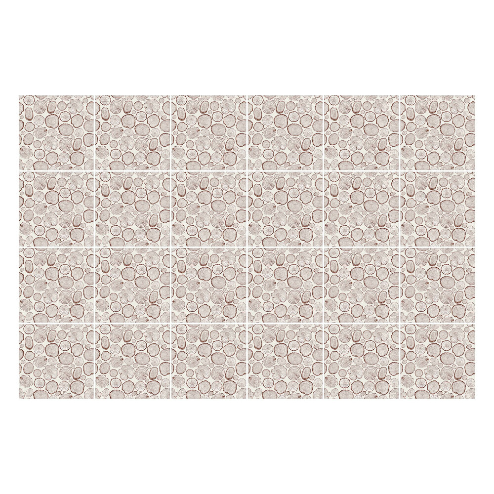 Konyha csempe matrica Kis fatörzsek