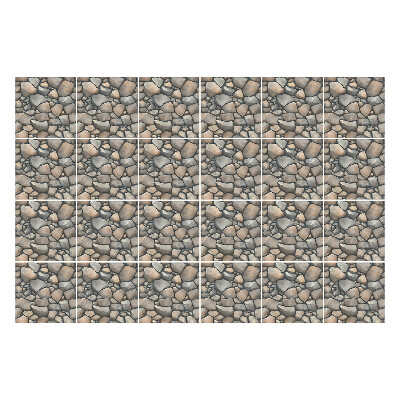 Csempe dekor matrica Természetes kövek az elrendezésben