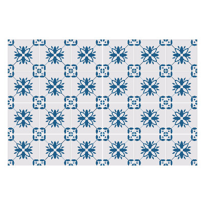 Konyha csempe matrica Virágmotívumok hálóban