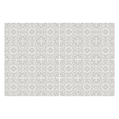 Konyha csempe matrica Finom virágmotívumok