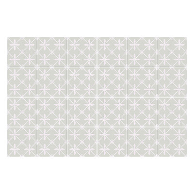 Konyha csempe matrica Virágmotívum hálóban