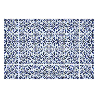 Fali csempe matrica Gazdagon díszített csempék