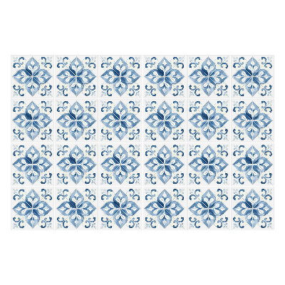 Csempe dekor matrica Virágdíszek csempékben