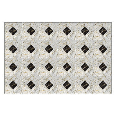 Csempe dekor matrica Geometriai csempék elrendezése