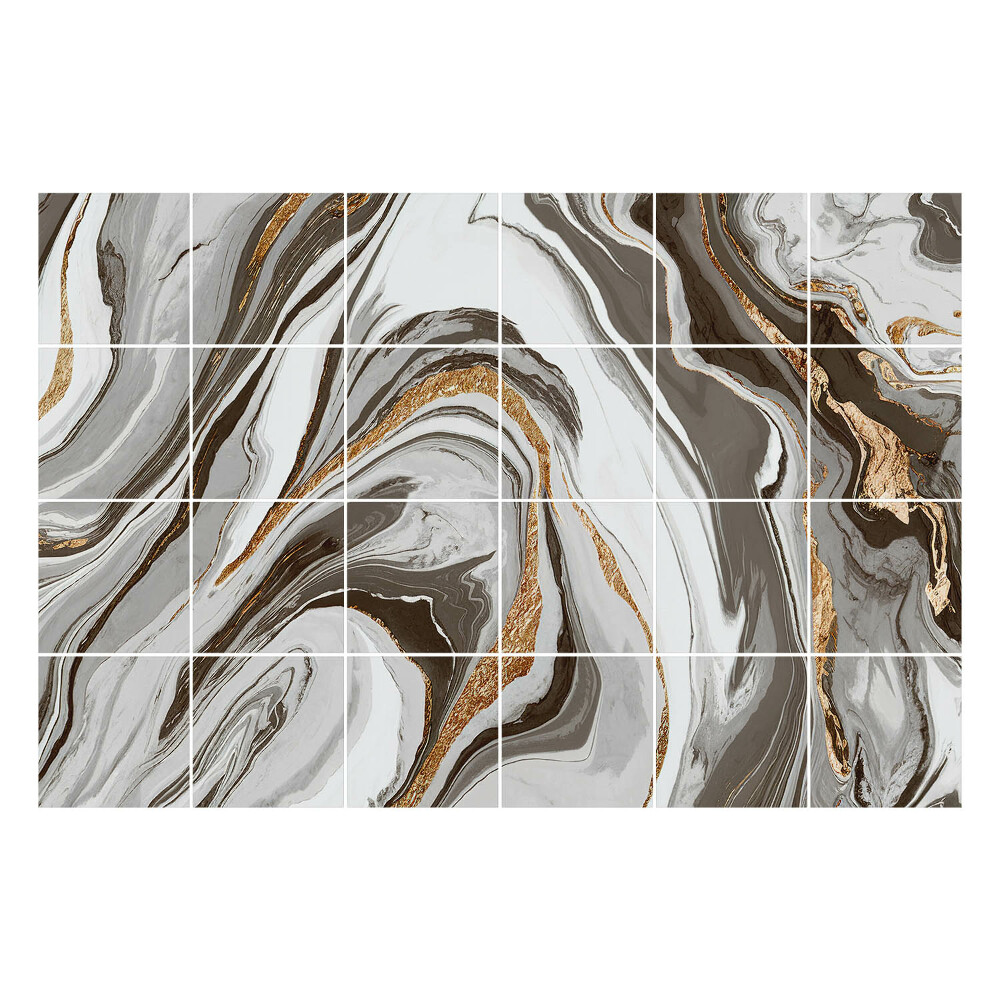 Csempe dekor matrica Dinamikus márványhullámok